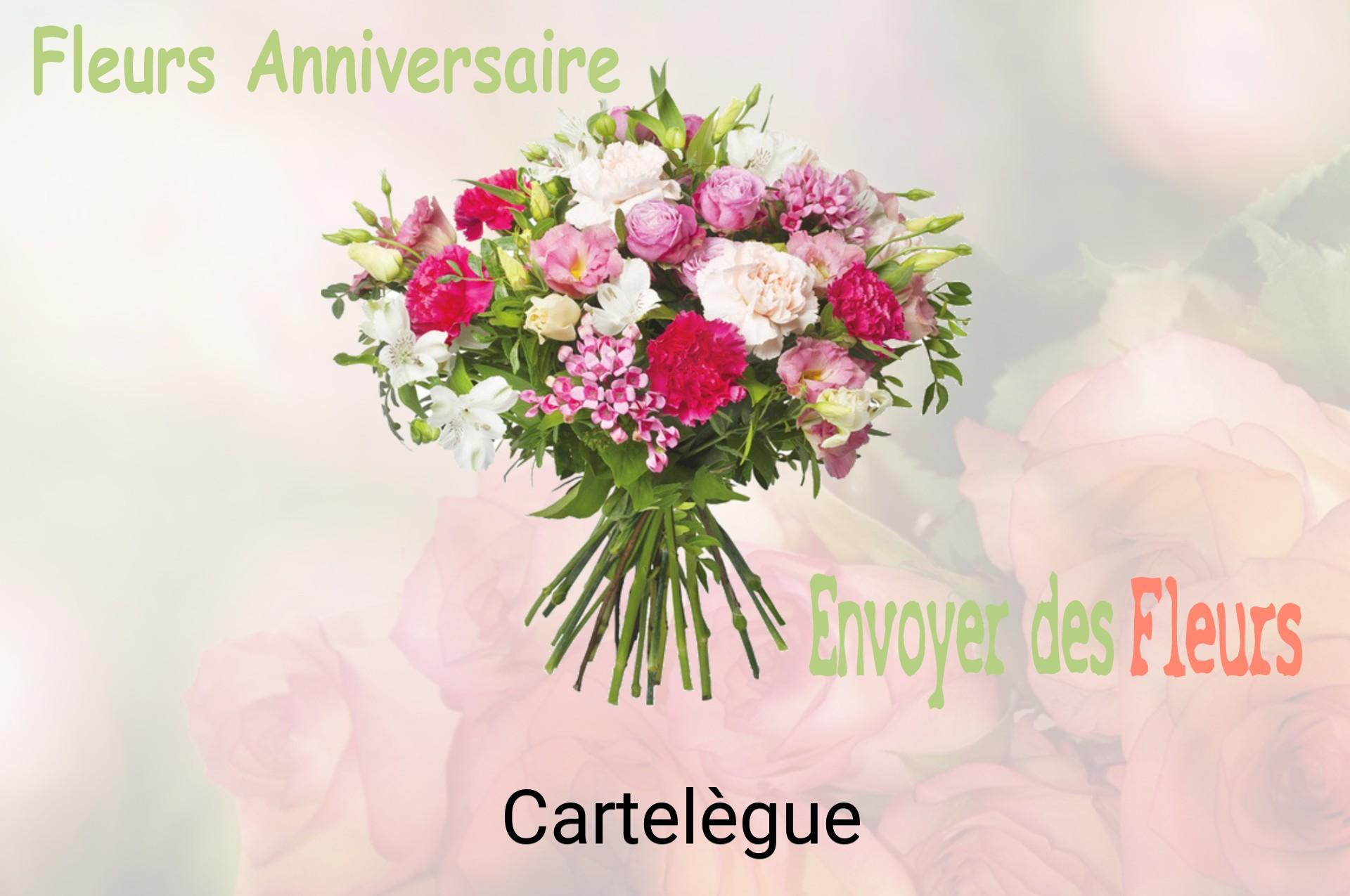 Bouquet de fleurs d’anniversaire livré à Cartelègue